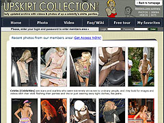 Celebs At Upskirt Collection